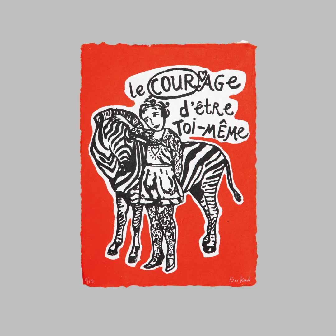 A4 courage, mulberry, 24x 31,5 cm. 9,5x 12,4 inch €39,99.jp