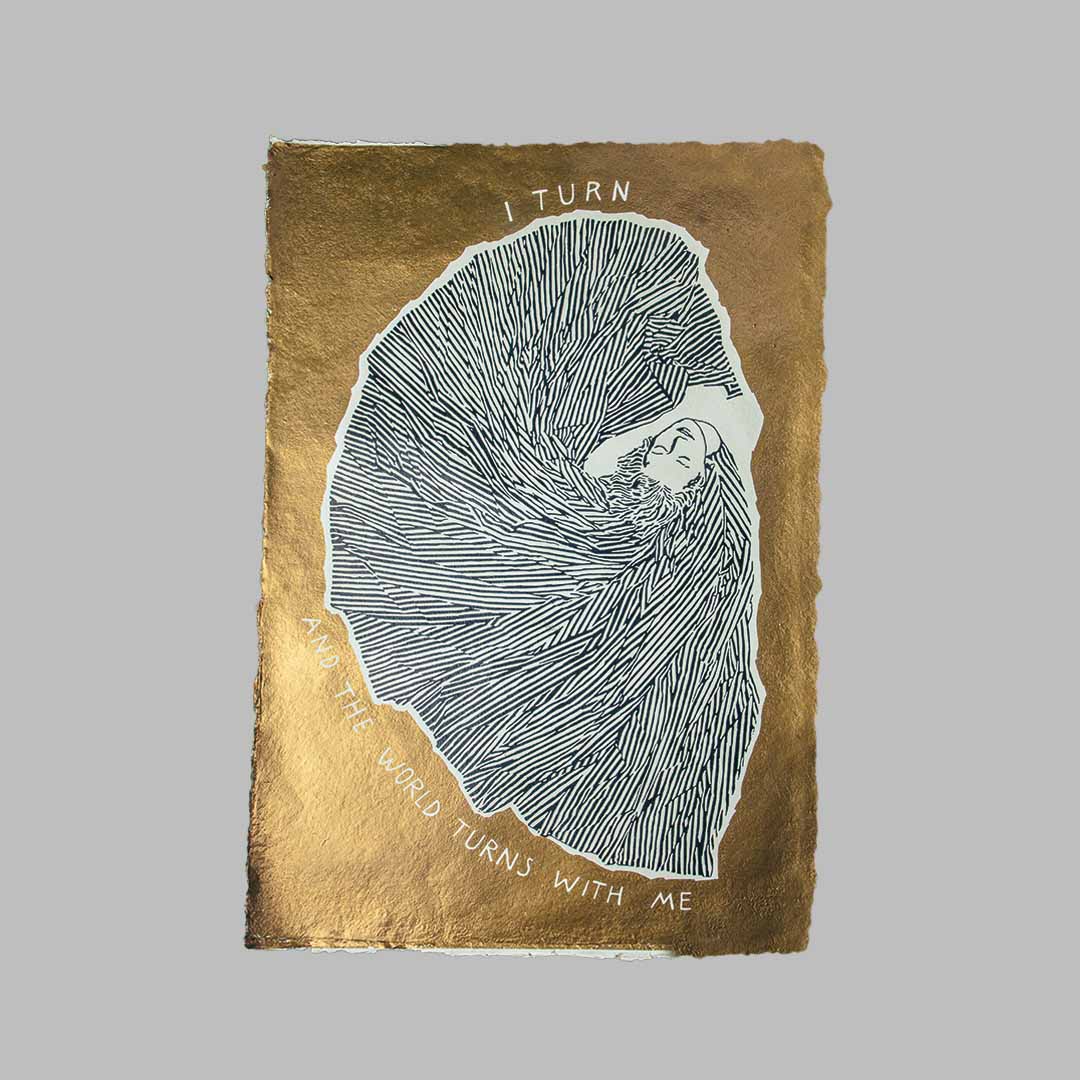 A 0. i turn , mulberry paper, 70x100 cm, 27,5x 39,4 inch- €499,-web - 1080X1080_